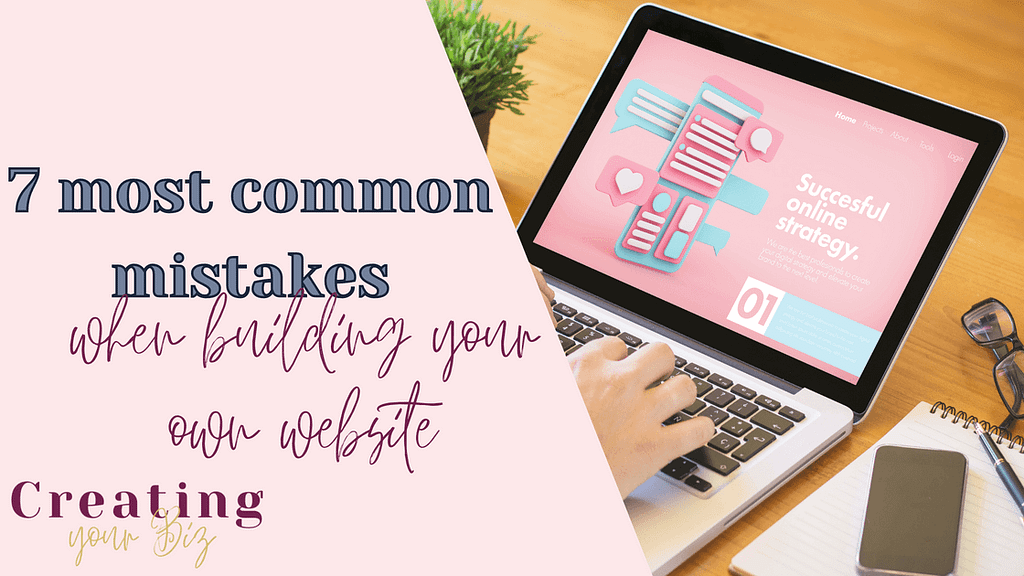 Most common mistakes when building your own website