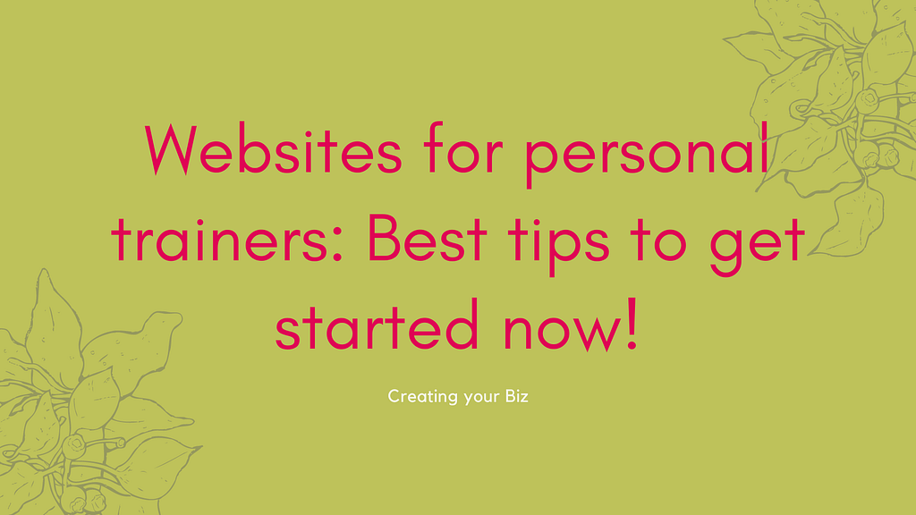 Websites for personal trainers