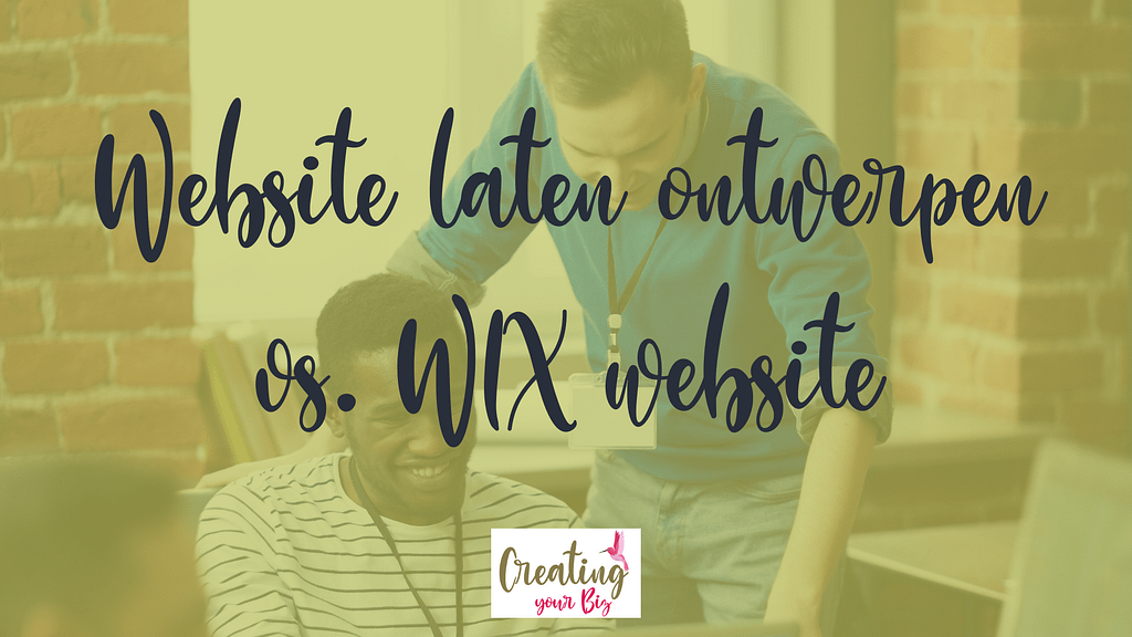 website ontwerpen vs wix website