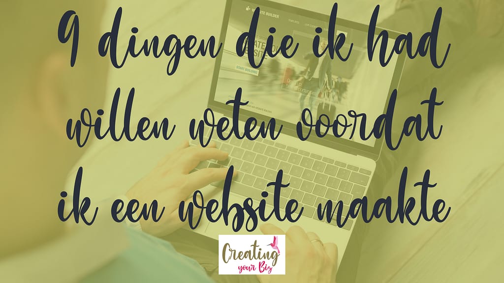 website voor mijn bedrijf