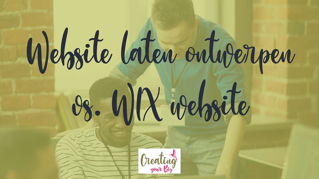 website ontwerpen vs wix website