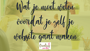 Zelf website maken