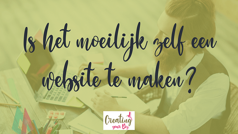 Moeilijk om zelf een website te maken 1